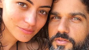 Carol Castro comemora Dia do Beijo em clique romântico com Bruno Cabrerizo - Instagram