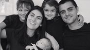 Mariana Uhlmann fala sobre filhos lidando com Felipe Simas com Covid-19: ''Crise de choro'' - Instagram