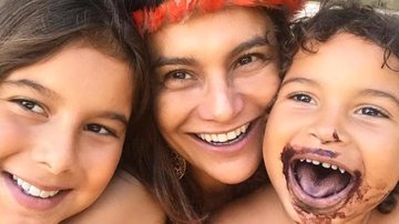 Dira Paes parabeniza o filho, Inácio com foto da família - Instagram