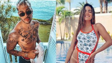 Após trocarem flertes nas redes, Gui Araújo é flagrado na casa de Anitta - Reprodução/Instagram/TikTok