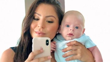 Andressa Ferreira nega que escolheu cor dos olhos do filho - Reprodução/Instagram