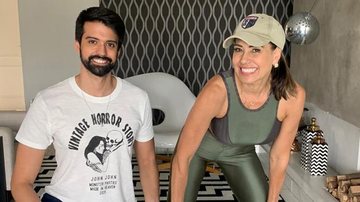 Solange Frazão e filho personal falam sobre rotina fitness na quarentena - Divulgação