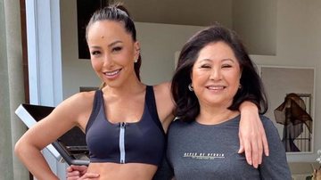 Sabrina Sato se prepara para treino do dia com a mãe e fãs elogiam - Instagram