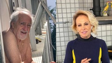 Ary Fontoura surge tomando sol e Ana Maria Braga brinca - Divulgação/Instagram