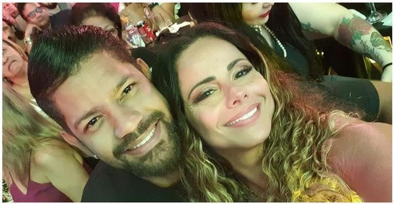 Viviane Araújo e o namorado Guilherme Militão - Reprodução/Instagram