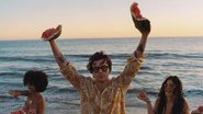 Em quarentena, Harry Styles lança clipe de 'Watermelon Sugar' com muita melancia e modelos - Divulgação
