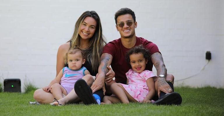 Philippe Coutinho passa tarde divertida ao lado das filhas - Reprodução/Instagram