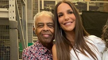 Ivete Sangalo compartilha clique ao lado de Gilberto Gil - Instagram