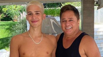 João Guilherme diverte seguidores em vídeo raro com o pai, Leonardo: ''Tô convencendo ele'' - Instagram