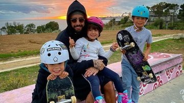 Pedro Scooby reencontrou os filhos que moram em Portugal com a mãe, Luana Piovani - Reprodução/Instagram