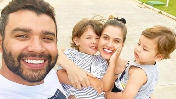 Gusttavo Lima ensina o filho mais velho a soltar pipa - Instagram