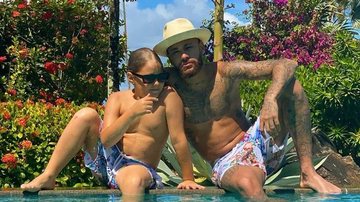 Durante jogo online, Neymar Jr é repreendido pelo filho - Reprodução/Instagram