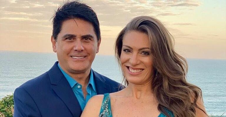 César Filho e a esposa Elaine Mickely - Reprodução/Instagram