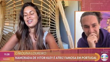Vitor Kley se emociona com recado da namorada e fala sobre relacionamento à distância - TV Globo