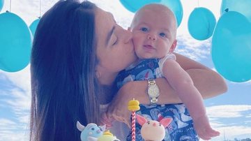 Mariana Uhlmann celebra quatro meses do filho, Vicente - Reprodução/Instagram