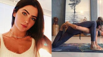 Jade Picon se diverte ao tentar fazer posição de yoga de Grazi Massafera - Instagram