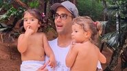 Marido de Ivete Sangalo encanta ao surgir com as gêmeas - Reprodução/Instagram