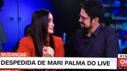 Mari Palma chora ao se despedir do programa Live CNN Brasil - Reprodução/CNN Brasil