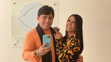Gretchen e Esdras de Souza combinam looks confortáveis - Reprodução/Instagram