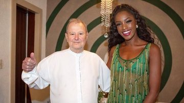 Iza lembrou com carinho de Luizinho Drumond, presidente da Imperatriz Leopoldinense - Reprodução/Instagram