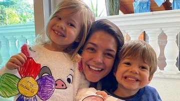 Thais Fersoza com os filhos, Melinda e Teodoro - Reprodução/Instagram