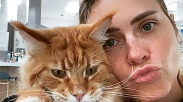 Em quarentena, Carolina Dieckmann posa agarradinha com gato e encanta web - Instagram