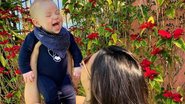 Giselle Itié celebra quatro meses do filho com fofo registro - Reprodução/Instagram