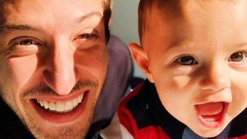 Vinicius Martinez encanta ao posar agarradinho com o filho - Reprodução/Instagram