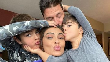 Juliana Paes compartilha lindo clique de sua família reunida ao celebrar a chegada das férias escolares - Reprodução/Instagram