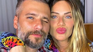 Bruno Gagliasso posa com o barrigão de Giovanna Ewbank - Reprodução/Instagram