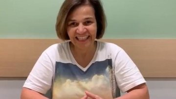Claudia Rodrigues recebe visita de Latino no hospital e comemora: ''Especial e único'' - Reprodução/Instagram
