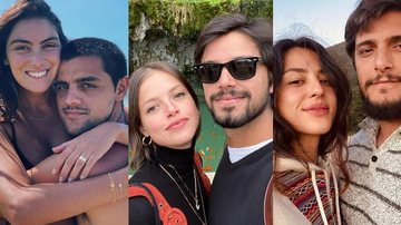 Agatha Moreira posta clique perfeito ao lado de Rodrigo Simas e cunhados: ''Friends tá diferente'' - Instagram