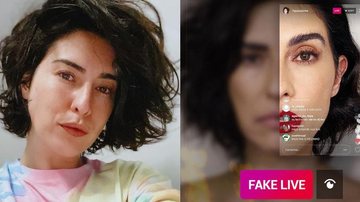 Fernanda Paes Leme comemora repercussão da websérie 'Fake Live': ''Tô muito feliz'' - Instagram