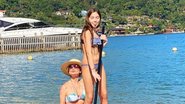 Flávia Alessandra se declara para a filha em passeio de barco - Reprodução/Instagram