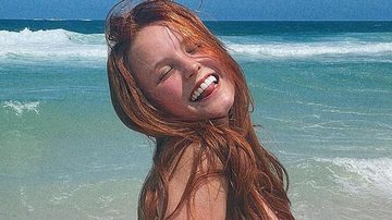 Larissa Manoela curte dia de praia ao lado de amiga: ''Apaixonada por mar'' - Instagram