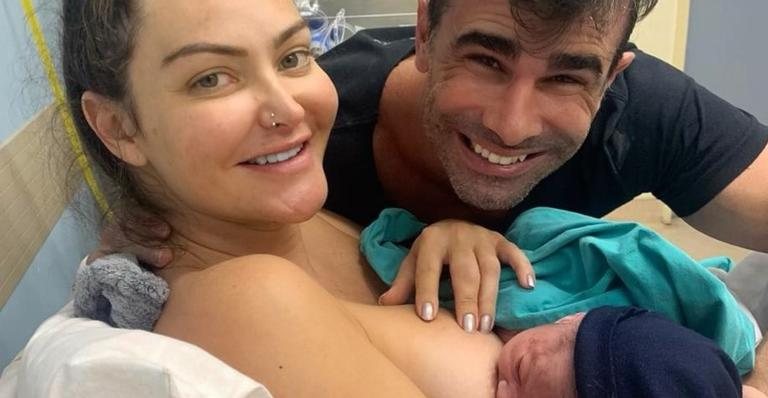 Jorge Souza se derrete ao posar com o filho recém-nascido - Reprodução/Instagram