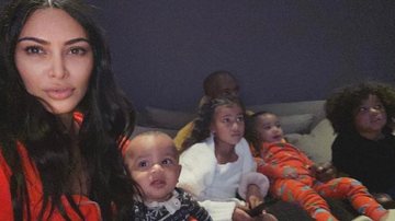 Kim Kardashian e Kanye West vão para viagem em família - Reprodução/Instagram