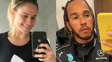 Fernanda Gentil relembra entrevista com Lewis Hamilton - Reprodução/Instagram