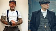 Henrique Fogaça é comparado com personagem de Peaky Blinders - Reprodução/Instagram/Netflix