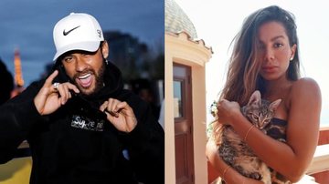 Neymar Jr. e Anitta surgem cantando juntos - Reprodução/Instagram