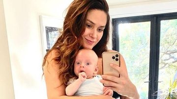 Fernanda Machado celebra o terceiro mês do filho, Leo - Reprodução/Instagram