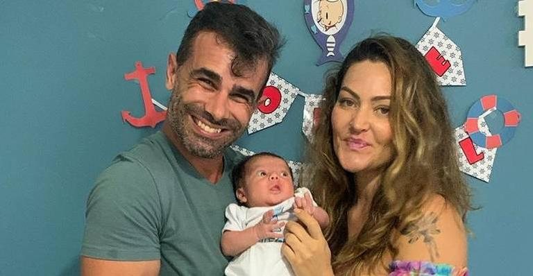 Laura Keller e Jorge Sousa celebram primeiro mês do filho - Reprodução/Instagram