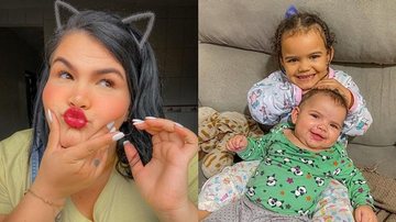 Thais Carla encanta ao postar foto das filhas, Maria e Eva - Reprodução/Instagram