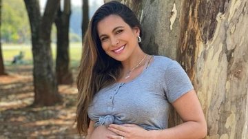 Kamilla Salgado posa de lingerie na reta final da gravidez - Reprodução/Instagram
