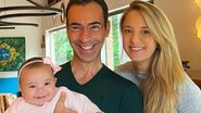 César Tralli explode o fofurômetro ao posar em família - Reprodução/Instagram