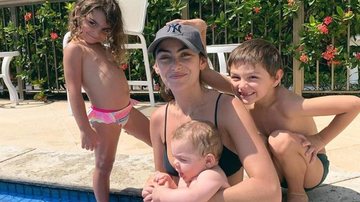 Mariana Uhlmann compartilha lindos registros da comemoração de 7 meses de seu filho caçula, Vicente - Reprodução/Instagram