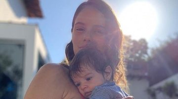 Laura Neiva flagra a filha na câmera da babá eletrônica - Reprodução/Instagram