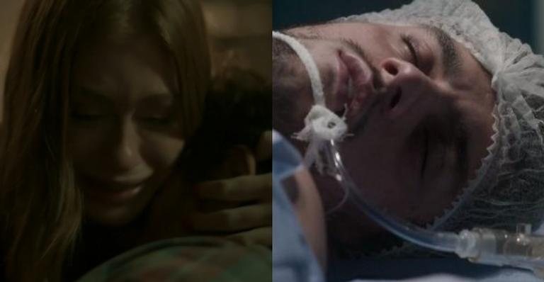 Jonatas é esfaqueado e Eliza doa fígado para salvar sua vida - Reprodução/Globo