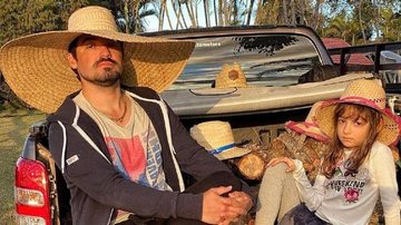 Após sofrer acidente, Fernando Zor posa com a filha caçula - Reprodução/Instagram