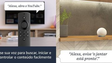 Confira os novos modelos Echo e o Fire TV Stick Lite - Reprodução/Amazon